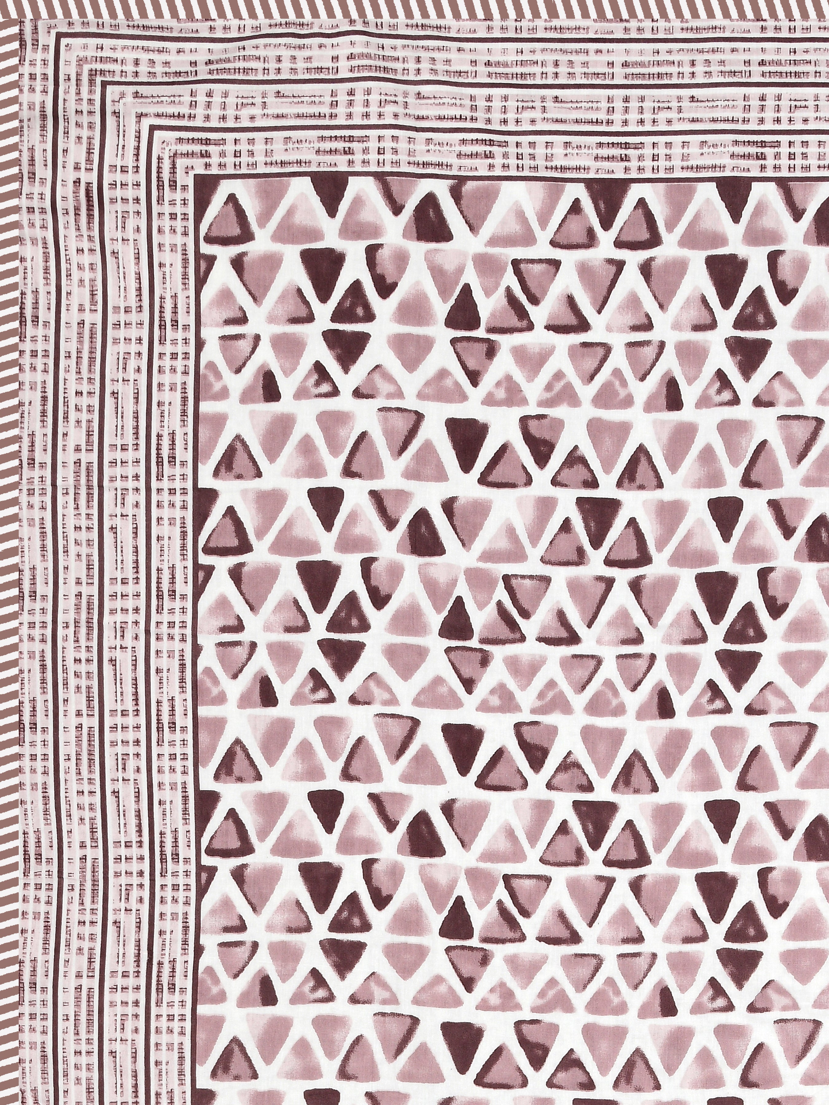 Ethnic Printed Reversible Single Bed Cotton AC Blanket | Lightweight Summer Dohar 60x90 inches