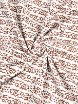 Ethnic Printed Reversible Single Bed Cotton AC Blanket | Lightweight Summer Dohar 60x90 inches