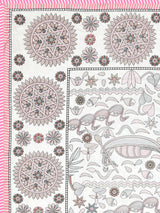 Ethnic Printed Reversible Single Bed Cotton AC Blanket | Lightweight Summer Dohar 60x90 inches