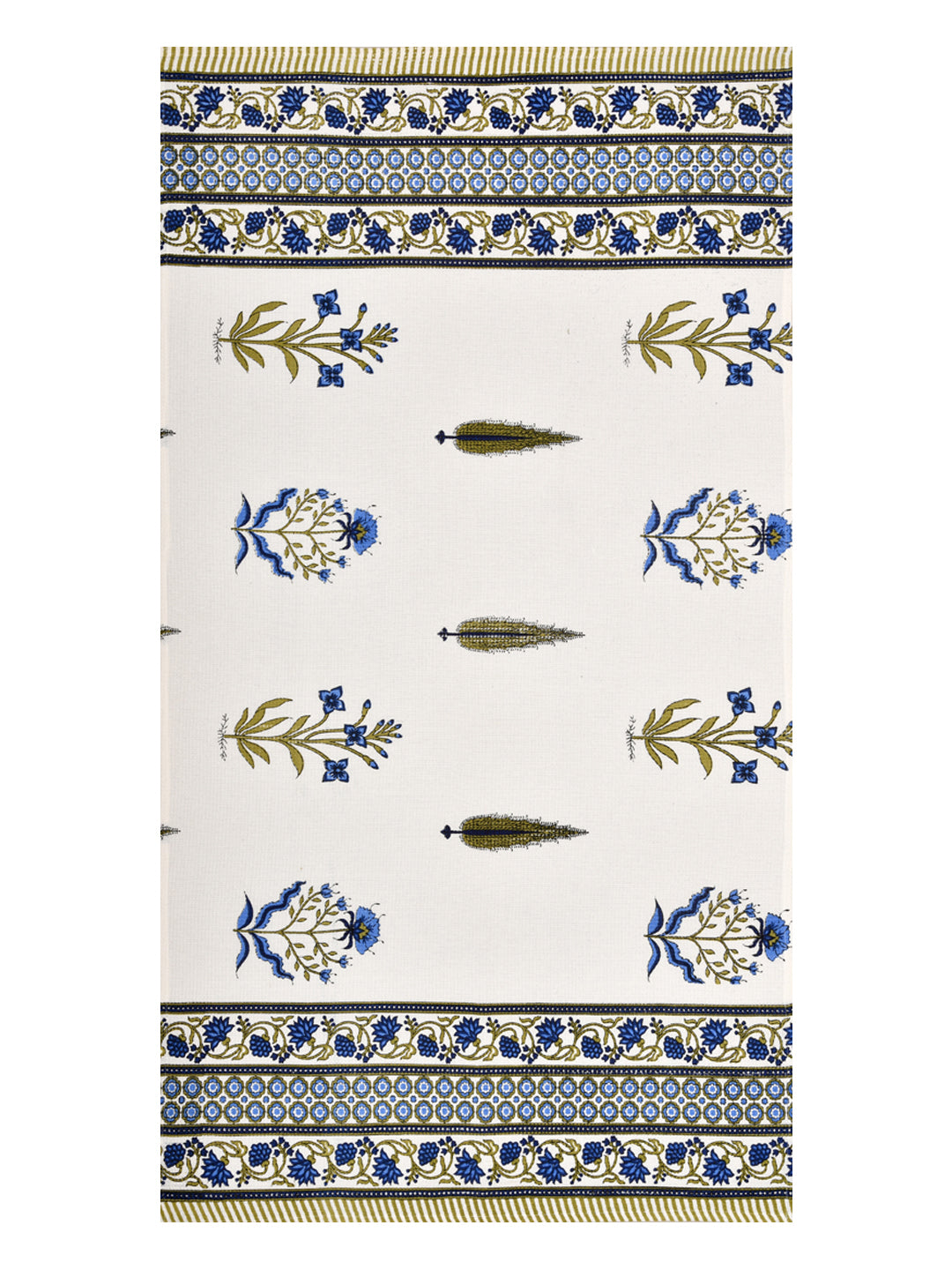 Hand Block Printed Honey Comb Cotton Hand Towel- Set of 2