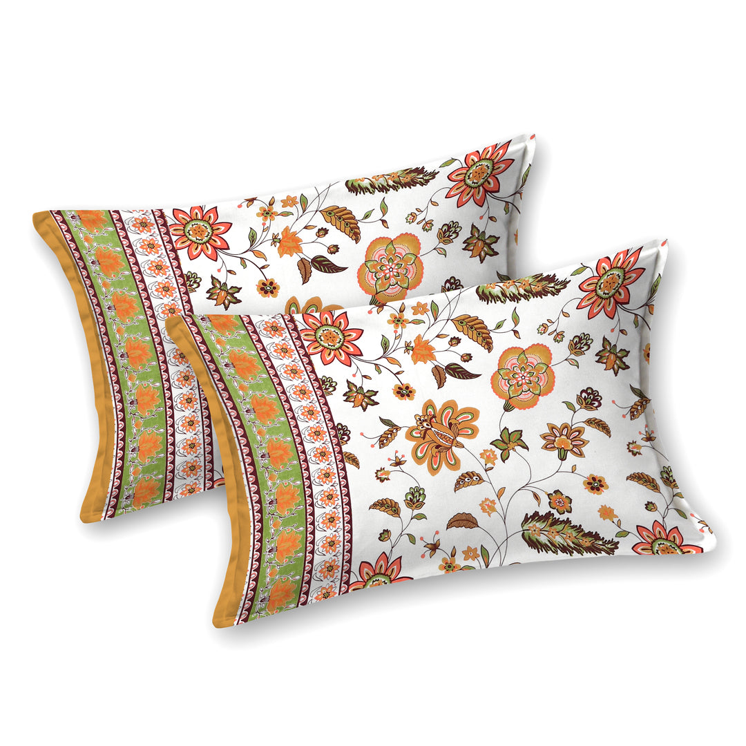 Double King Bedsheet with 2 Pillow Covers