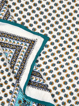 Floral Printed Single Bed Cotton Quilt with cotton filling