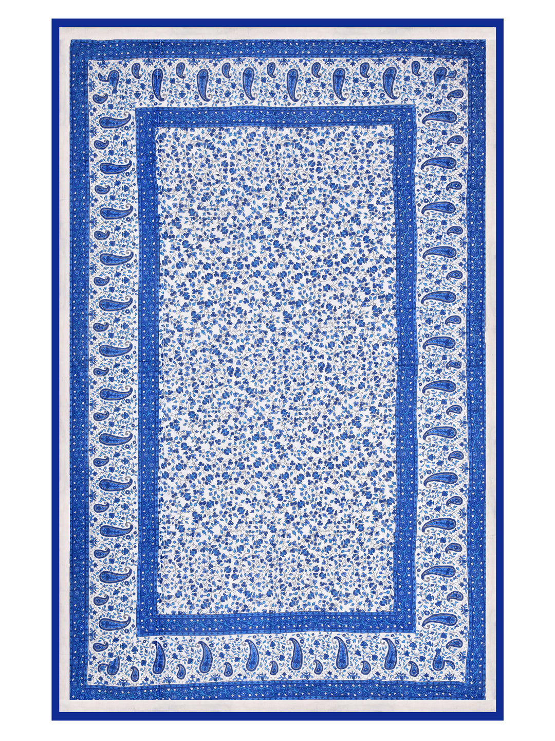 Floral Printed Single Bed Cotton Quilt with cotton filling
