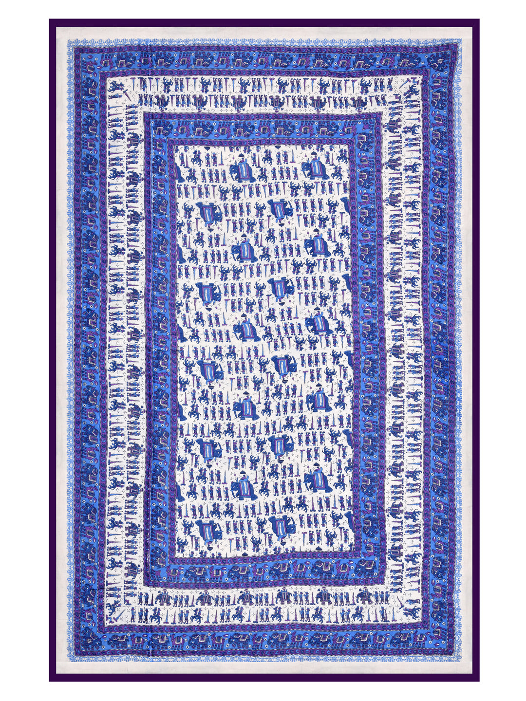 Floral Printed Single Bed Cotton Quilt with cotton filling