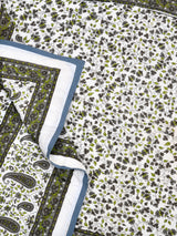 Floral Printed Single Bed Cotton Quilt with cotton filling