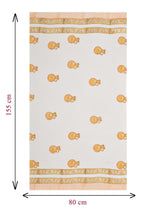 Hand Block Printed Honey Comb Cotton Bath Towel