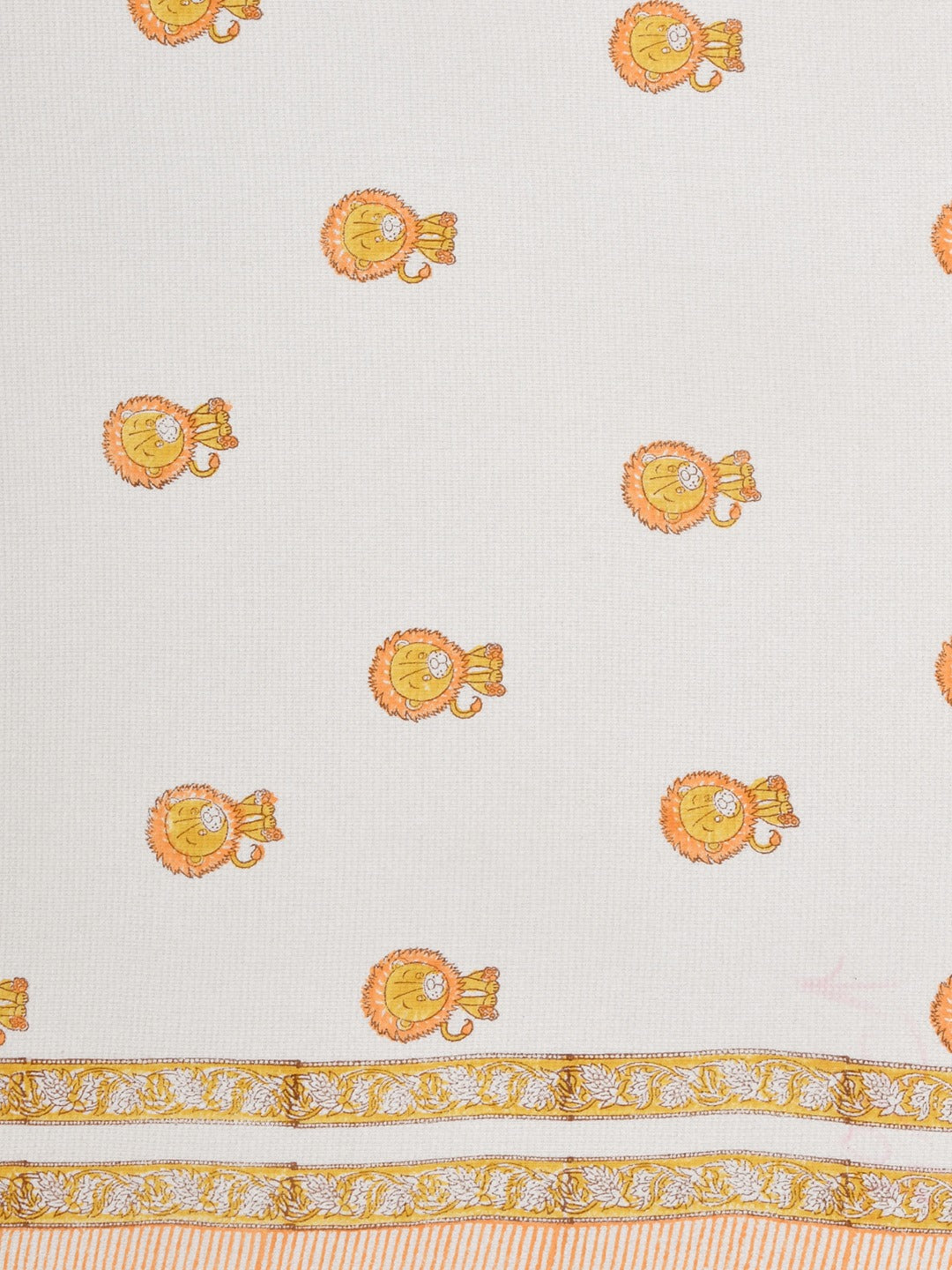 Hand Block Printed Honey Comb Cotton Bath Towel