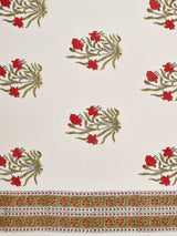 Hand Block Printed Honey Comb Cotton Bath Towel