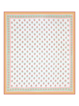 Ethnic Printed Reversible Double Bed Cotton AC Blanket | Lightweight Summer Dohar 90x108 inches
