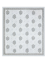 Ethnic Printed Reversible Double Bed Cotton AC Blanket | Lightweight Summer Dohar 90x108 inches