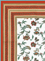 Ethnic Printed Reversible Double Bed Cotton AC Blanket | Lightweight Summer Dohar 90x108 inches