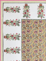 Ethnic Printed Reversible Double Bed Cotton AC Blanket | Lightweight Summer Dohar 90x108 inches