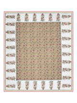 Ethnic Printed Reversible Double Bed Cotton AC Blanket | Lightweight Summer Dohar 90x108 inches