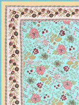 Ethnic Printed Reversible Double Bed Cotton AC Blanket | Lightweight Summer Dohar 90x108 inches