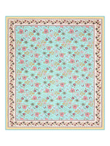 Ethnic Printed Reversible Double Bed Cotton AC Blanket | Lightweight Summer Dohar 90x108 inches