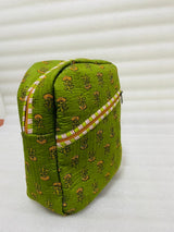 Handcrafted Quilted Cotton One Strap Backpack - 12x9.5x4.5 Inches
