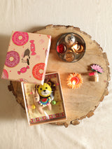Kids Cute Rakhi Gift Box– Designer Rakhi Set with Roli Chawal for Raksha Bandhan