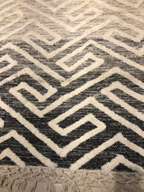 Self Pattern Cotton Rug - 5X3 ft