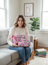 Set of 3 cosmetic bag/pouches with waterproof lining