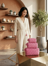 Set of 3 cosmetic bag/pouches with waterproof lining