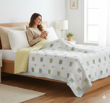 Double King Handblock Printed Cotton Jaipuri Razai/Quilt