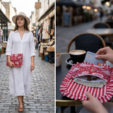 Handcrafted Quilted Wallet Clutch for Women - Passport, Card & Cash Holder