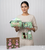 Set of 5 Utility Pouches (3 Makeup Pouches, 1 Sunglass Pouch, 1 Sanitary Napkin Pouch)