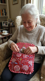 Handcrafted Quilted Wallet Clutch for Women - Passport, Card & Cash Holder