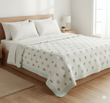 Double King Handblock Printed Cotton Jaipuri Razai/Quilt