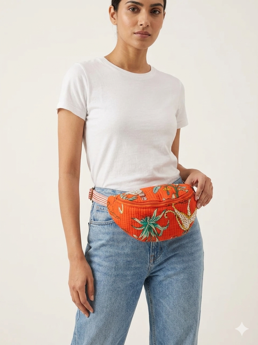 Handcrafted Crossbody Sling Bag- 4.5x4.5x10 inches