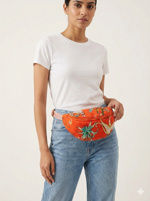 Handcrafted Crossbody Sling Bag- 4.5x4.5x10 inches