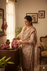 Set of 3 cosmetic bag/pouches with waterproof lining