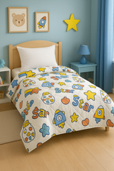 Kids Print Reversible Comforter - 60X90 Inches