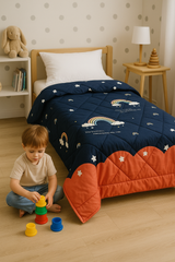 Kids Print Reversible Comforter - 60X90 Inches