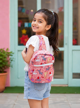 Handblock Printed Cotton Kids’ One Strap Backpack with Adjustable Straps