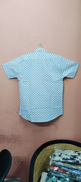 Men by House of Gulab Short Sleeves Cotton Shirt