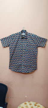 Men by House of Gulab Short Sleeves Cotton Shirt