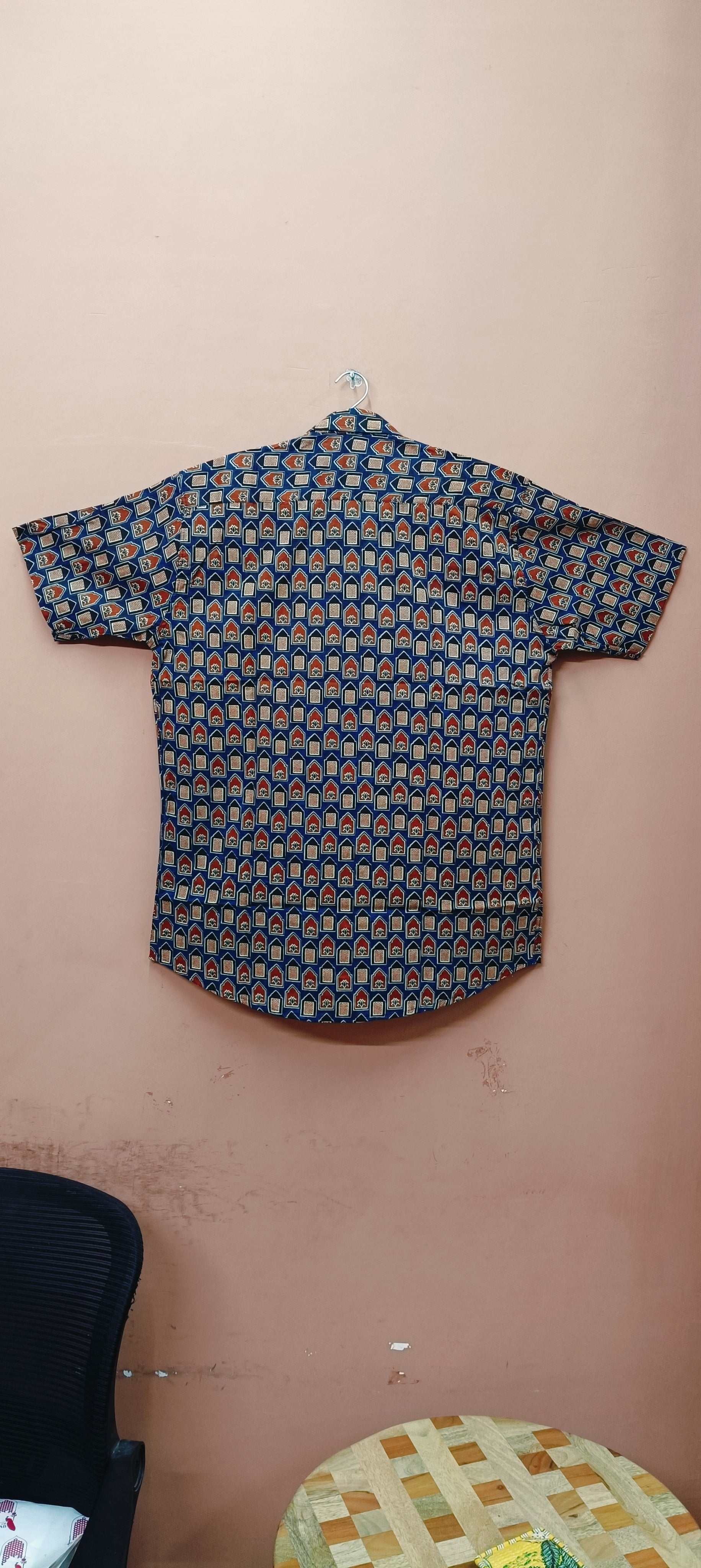 Men by House of Gulab Short Sleeves Cotton Shirt