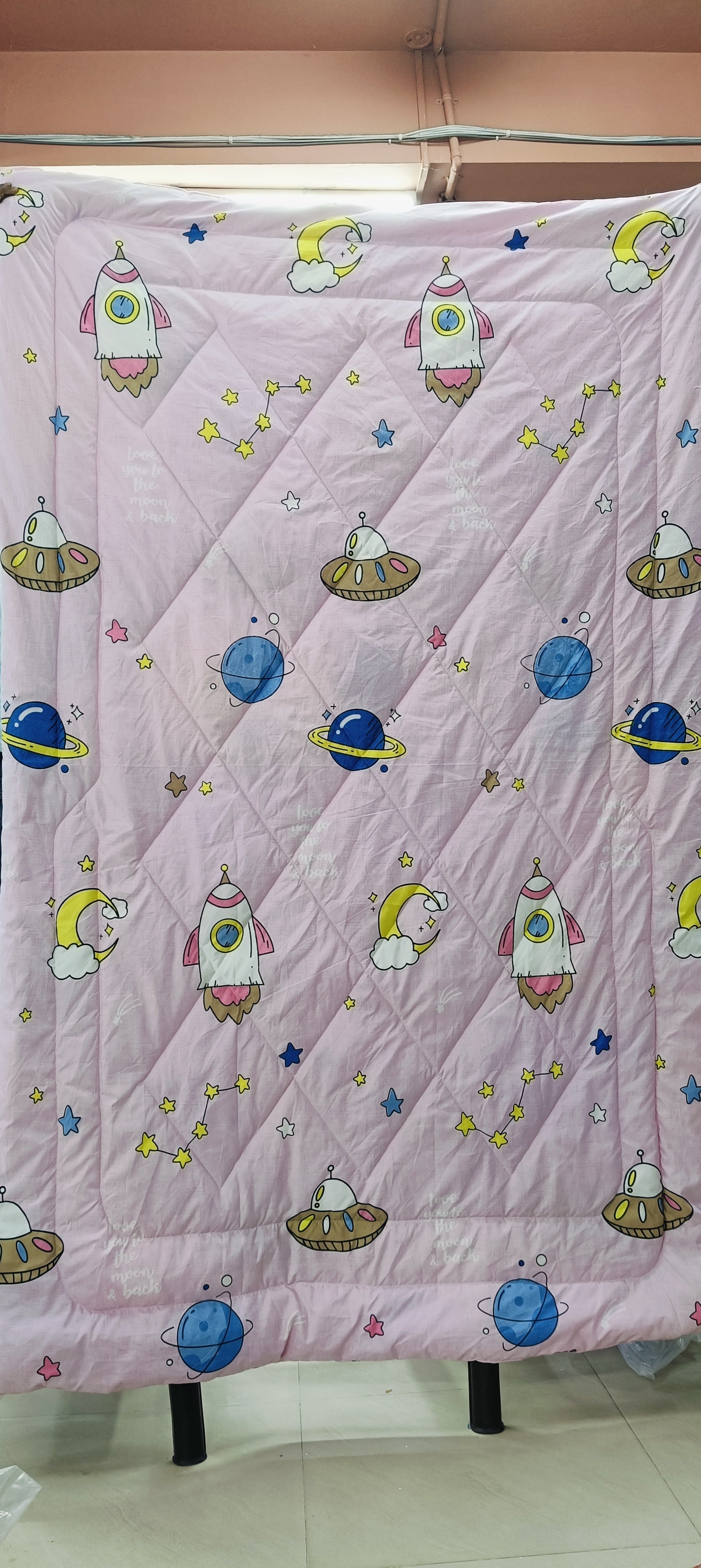 Kids Print Reversible Comforter - 60X90 Inches