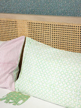 Extra Soft Percale Cotton Super King Handblock Print Bedsheet with 2 Pillow Covers