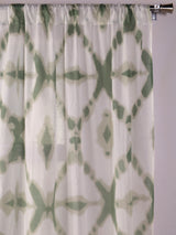 Cotton Ethnic motifs Transparent Curtains - Set of 2 - 7X4 feet