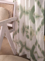 Cotton Ethnic motifs Transparent Curtains - Set of 2 - 7X4 feet