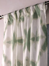 Cotton Ethnic motifs Transparent Curtains - Set of 2 - 7X4 feet