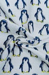 Hand Block Printed Honey Comb Cotton Bath Towel