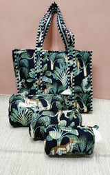 Tote Bag with set of 3 Pouches