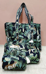 Tote Bag with set of 3 Pouches