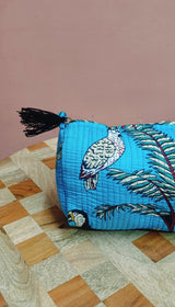 Set of 3 cosmetic bag/pouches with waterproof lining