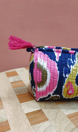 Set of 3 cosmetic bag/pouches with waterproof lining