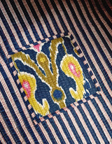 Handblock Printed Quilted Tote Bag without zip/button 17x18x 6 inches