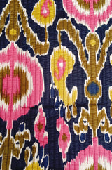 Handblock Printed Quilted Tote Bag without zip/button 17x18x 6 inches